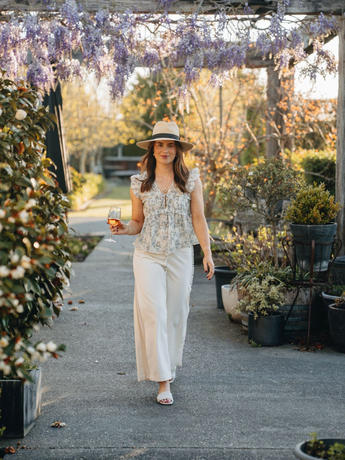 The Taylor Pants - Cream