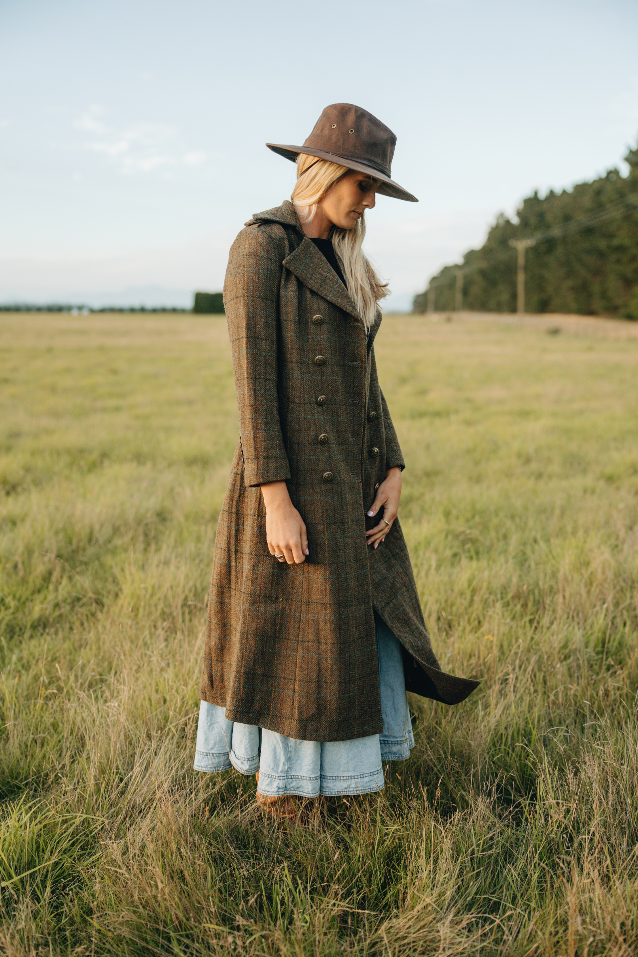 Mossgrove Green Trench Coat