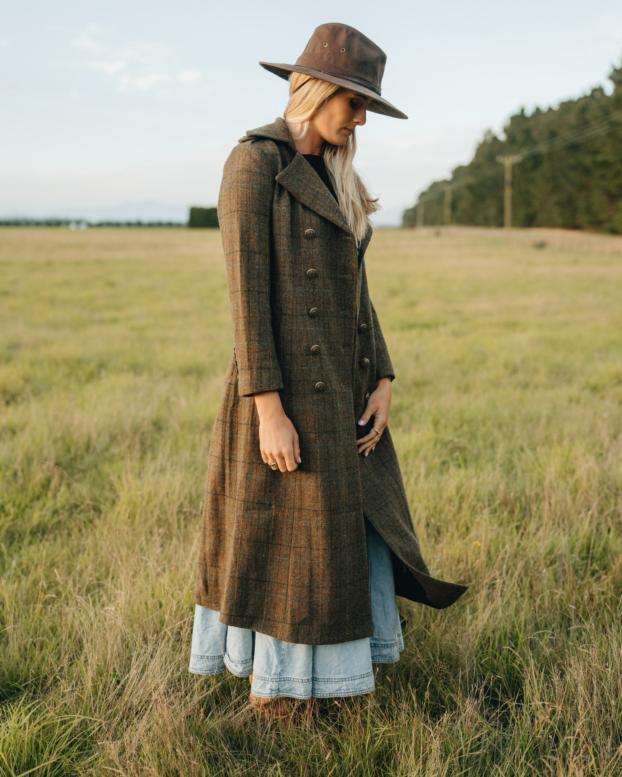 Mossgrove Green Trench Coat