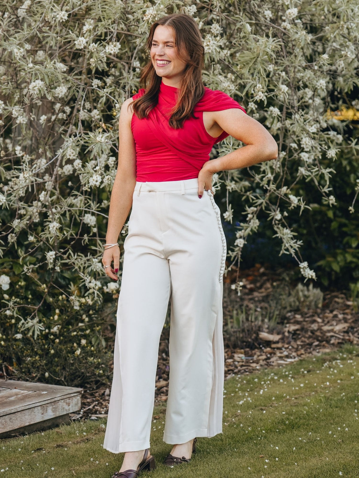 The Taylor Pants - Cream