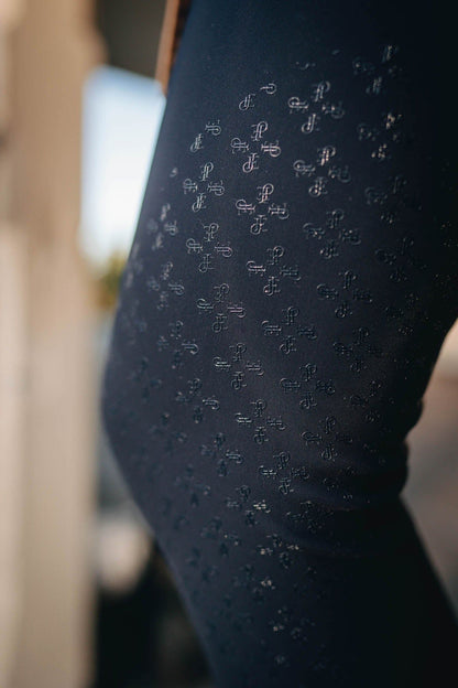 Audrey - Navy High Waisted Equestrian Breeches