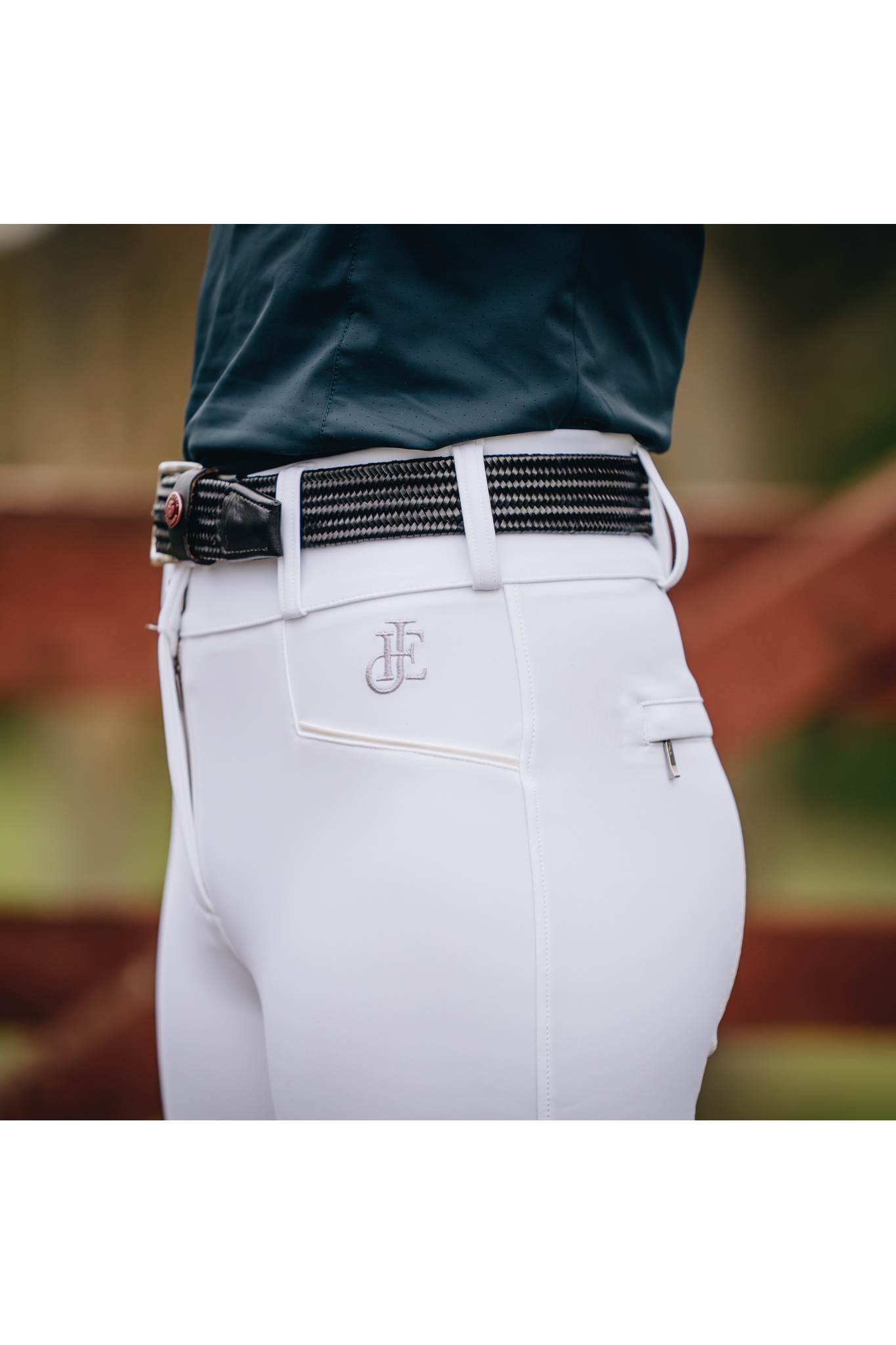 Melissa - White Full Seat Dressage Breech