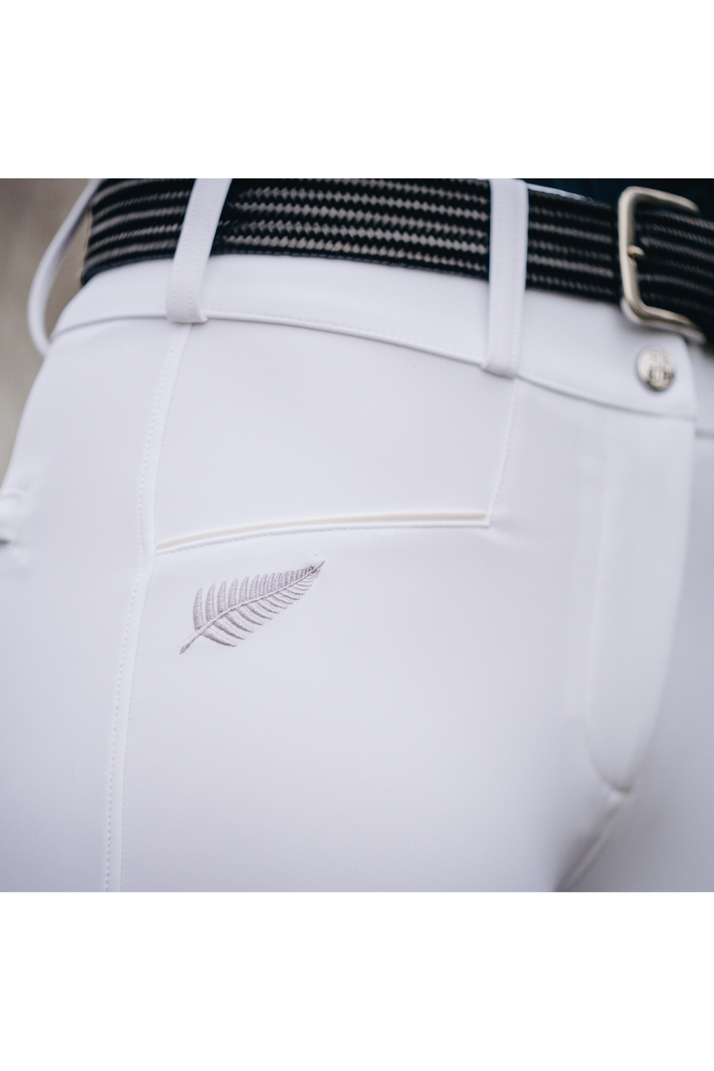 Melissa - White Full Seat Dressage Breech