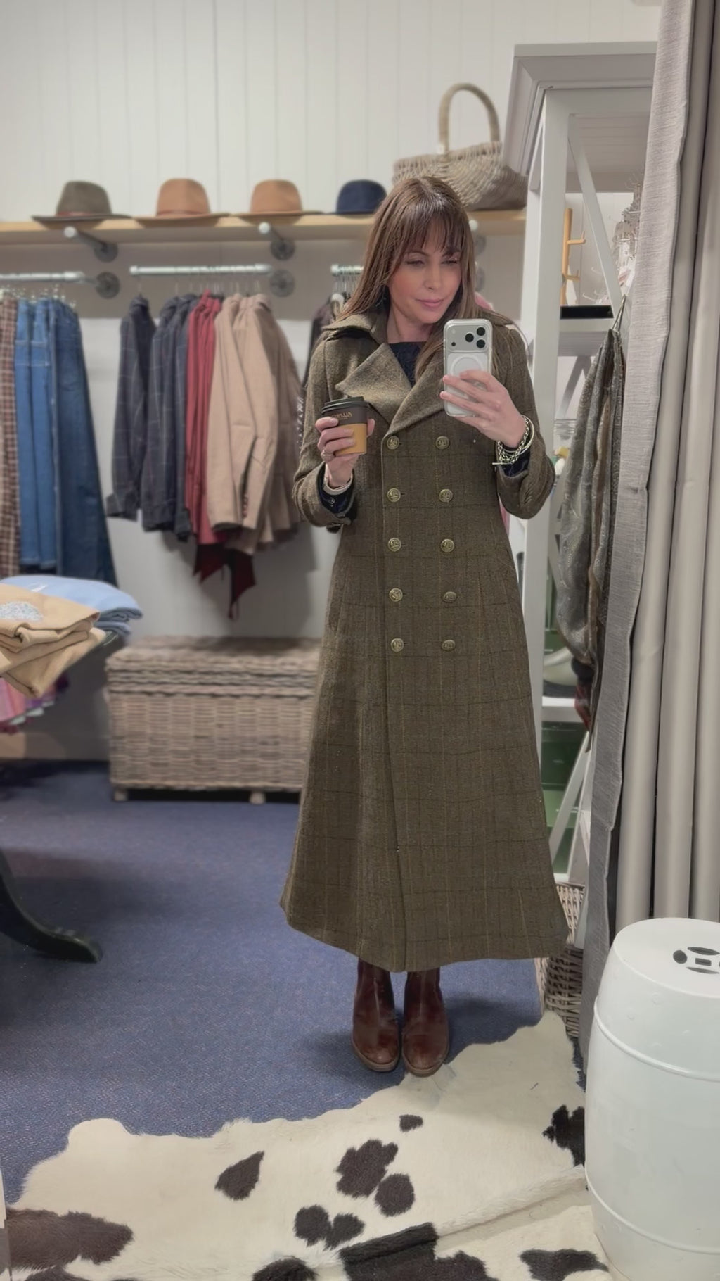 Mossgrove Green Trench Coat