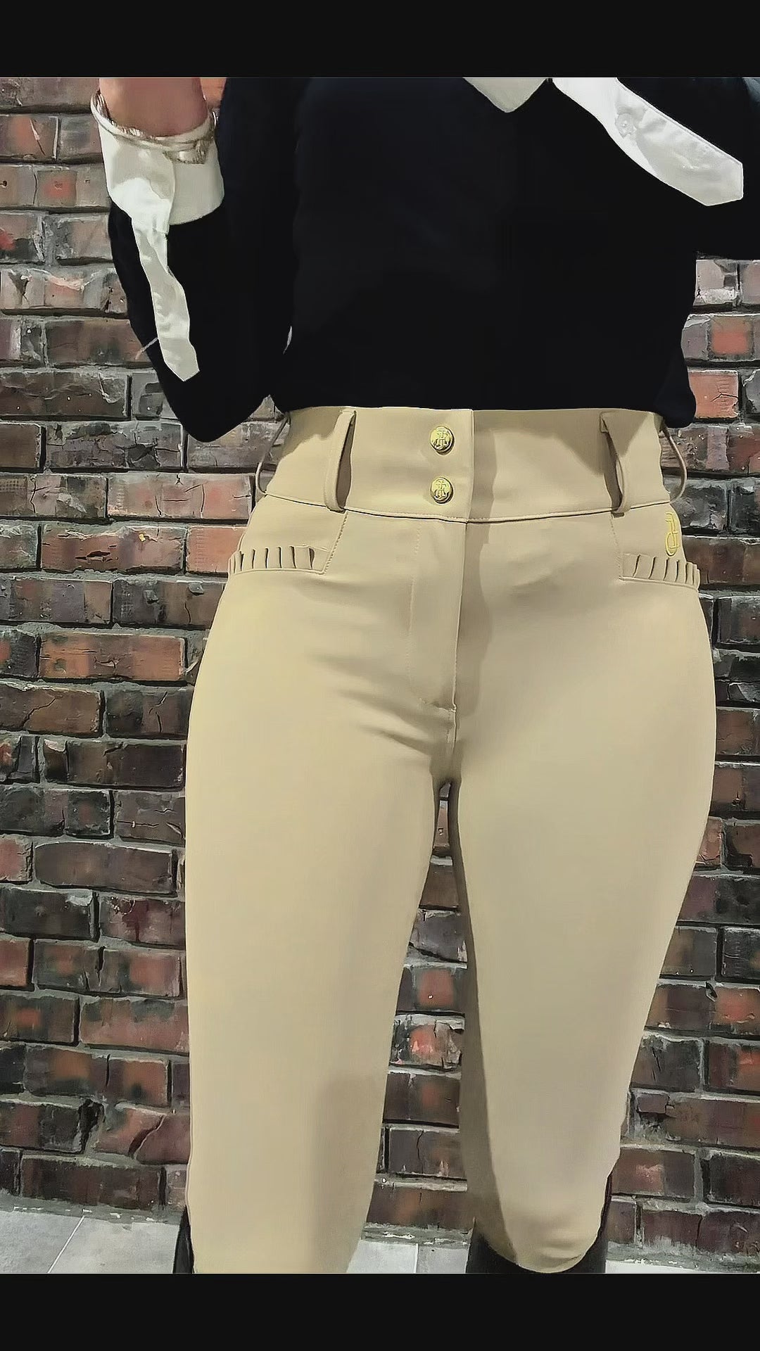 Beige Full Seat Breeches